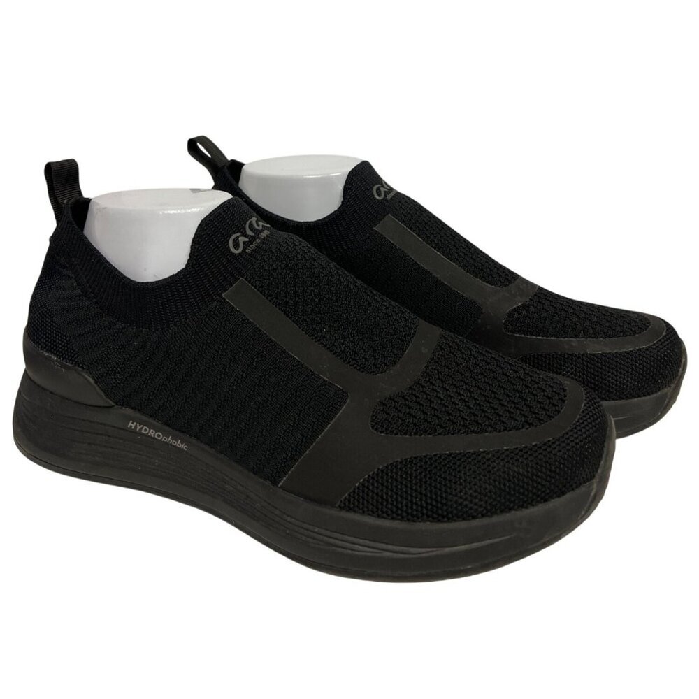 ARA Carlton Hydrophobic Men's Sneakers Slip On Black Water Resistant EU 42 US 9